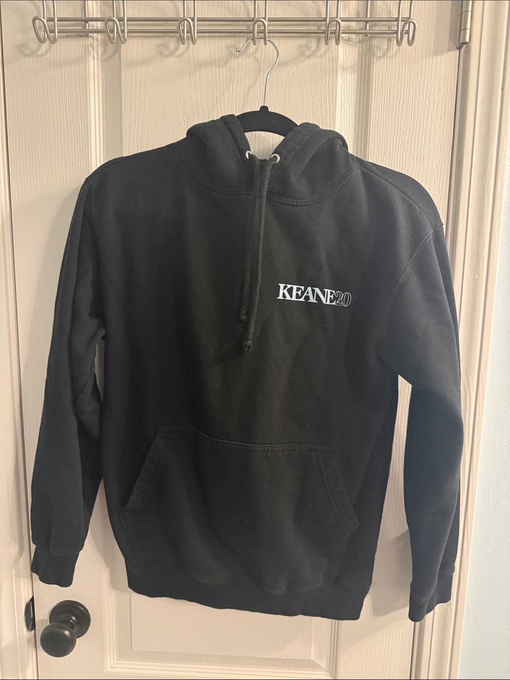 Black Pullover Hoodie - Women's Casual Logo Hoodie
